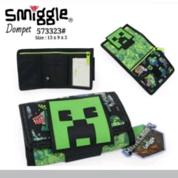 Gambar Smiggle Dompet Minecraft/Wallet/Minecraft Wallet/Kado/sovenir dari einstein toys shopp undefined Tokopedia