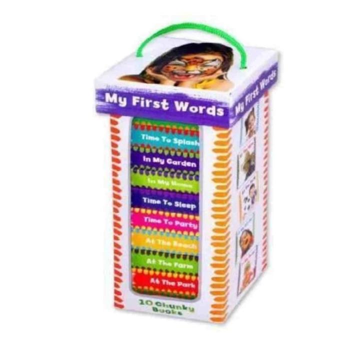Gambar BIG BAD WOLF BOOKS ■ MY FIRST WORDS TOWER BOOK (10 CHUNKY BOOKS) dari Ibu Gorilla undefined Tokopedia