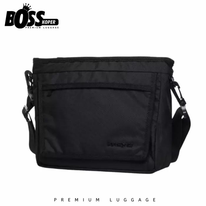 Gambar Tas Selempang Pria SAMSONITE SlingBag Crossbody Original - Hitam dari Boss Koper undefined Tokopedia