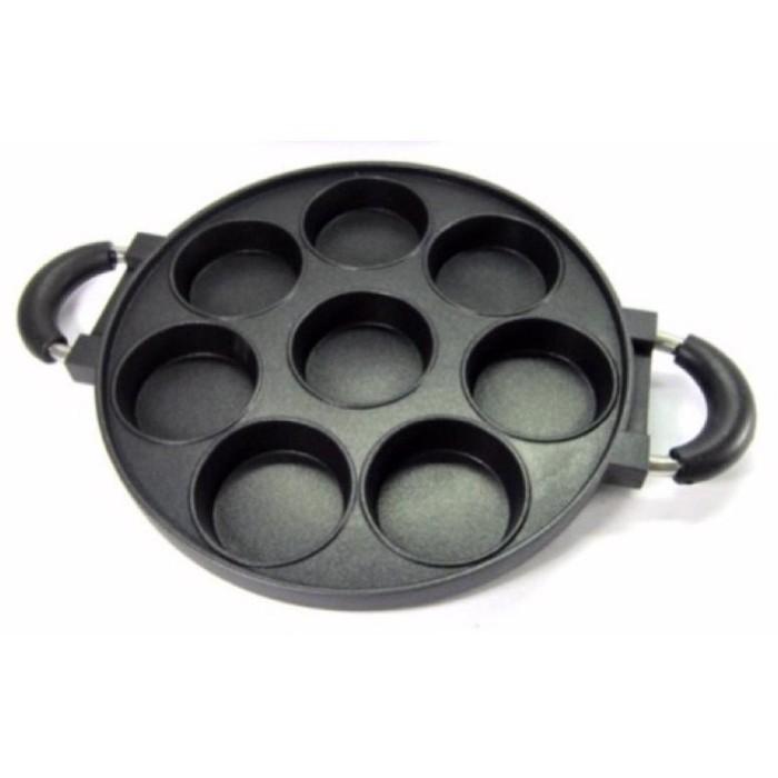 Gambar Cetakan Martabak Mini-Apem-Kue Lumpur-8 Datar-Teflon+Tutup Kaca - TANPA TUTUP dari Abibay Grosir undefined Tokopedia