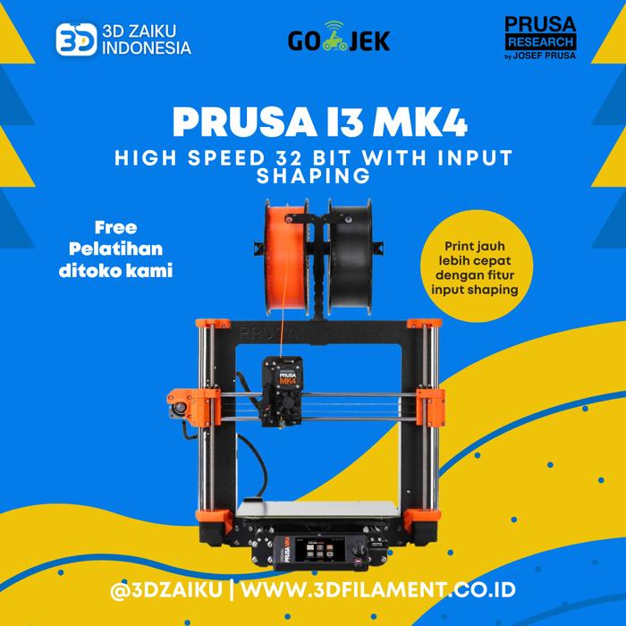 Gambar Original Prusa i3 MK4 3D Printer High Speed 32 Bit with Input Shaping dari 3D Zaiku Indonesia undefined Tokopedia