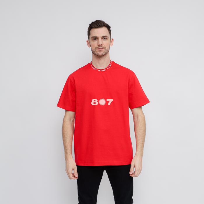 Gambar VTMT Rib Logo Solid Red Tee - S dari 807GARAGE undefined Tokopedia