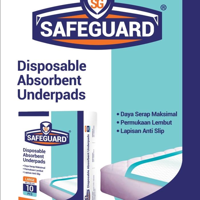 Gambar SAFEGUARD UNDERPAD PERLAK TATAKAN OMPOL UKURAN 60X90CM dari Me OL Shop undefined Tokopedia