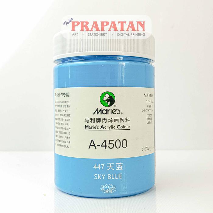 Gambar Cat Akrilik Maries 500ml | Maries Acrylic - Sky Blue dari Toko Prapatan_NEW undefined Tokopedia