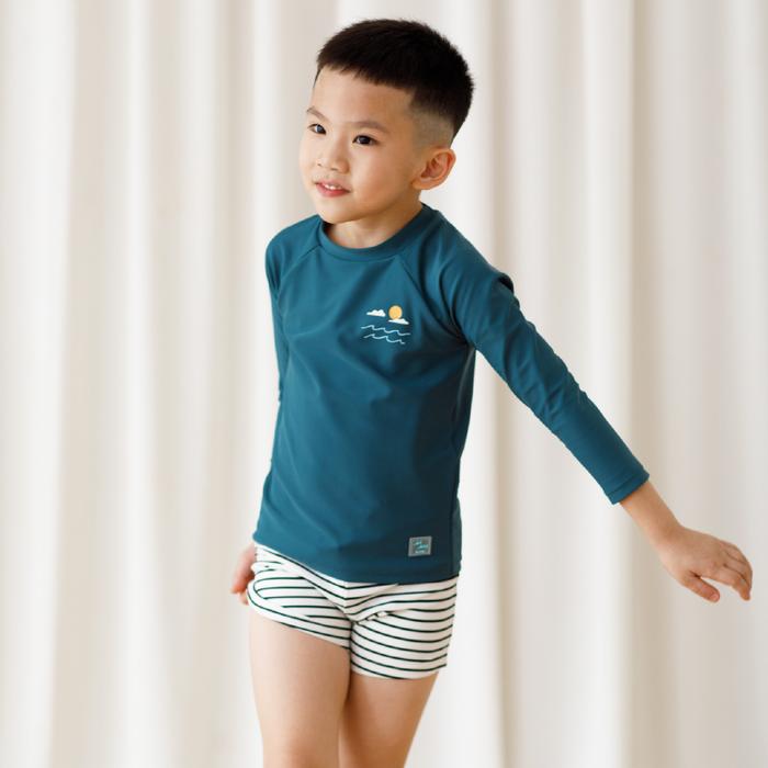 Gambar Soleil Top & Short Pant, Baju Renang Anak - Emerald, 5-6 dari leevierrakids undefined Tokopedia