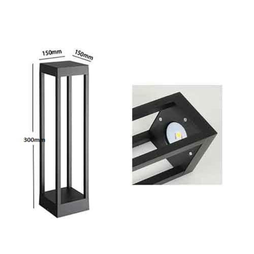 Gambar Lampu Outdoor LED Lampu Taman  Lampu Dinding - Modern Bollard Lamp - 30 CM dari 3plusprojects undefined Tokopedia