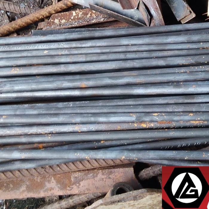 Gambar Baut Angkur L 1"x50cm (25mm x 50cm) + Mur Bahan Besi Betoneser ST-37 - Polos dari AG Baut undefined Tokopedia