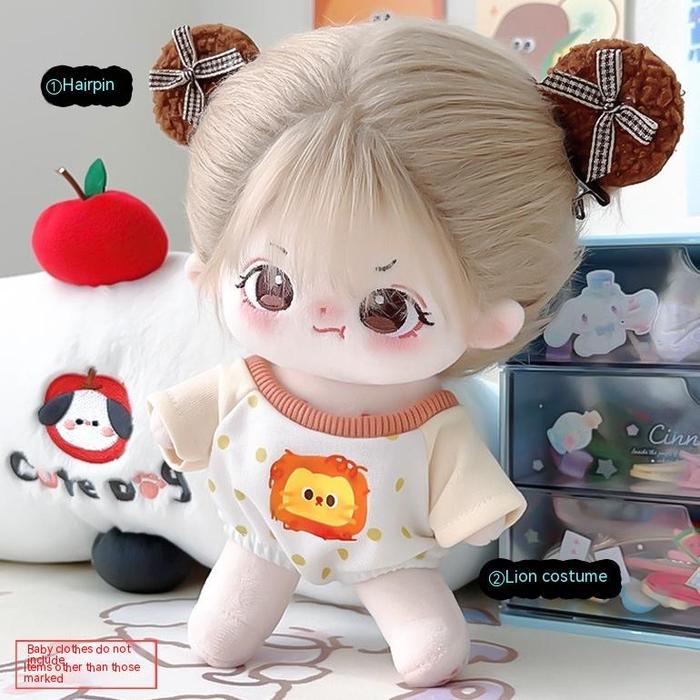 Gambar Pre Order Cotton doll clothes 20cm baby clothes Plush doll clothing - Romper Singa, 20cm-only dress dari jafrustore undefined Tokopedia