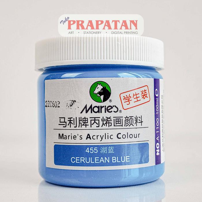 Gambar Cat Akrilik Maries 100ml | Maries Acrylic - Cerulean Blue dari Toko Prapatan_NEW undefined Tokopedia