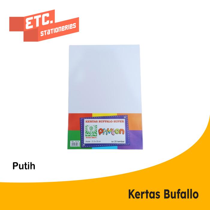 Gambar Kertas Buffalo Folio[F4] Cover Jilid [BC] [isi 20 lembar] - Putih dari ETC Stationery undefined Tokopedia