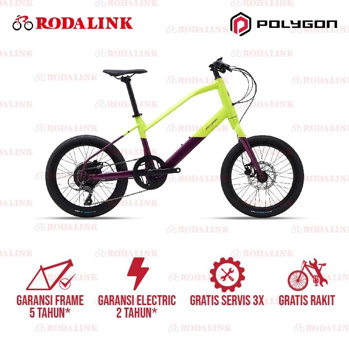 Gambar Polygon Ebike Sepeda Elektrik Perkotaan Gili Velo Commuting Bike - Light Green dari Rodalink Indonesia undefined Tokopedia