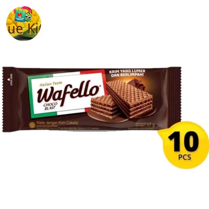 Gambar WAFER WAFELLO SNACK 1 RENCENG ISI 10 PCS - CHOCOBLAST dari KUEKITA99SHOP undefined Tokopedia