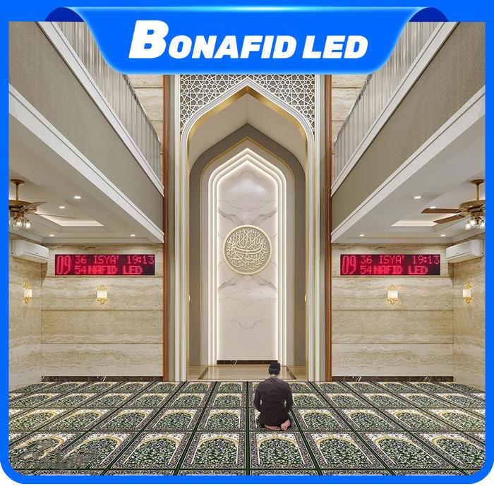 Gambar Jadwal sholat running text 165cm x 40cm WIFI abadi - Merah dari Bonafid888 undefined Tokopedia