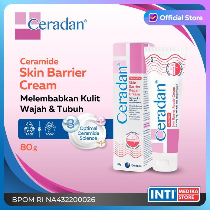 Gambar ok! ceradan - ceramide skin barrier cream | krim pelembab wajah & - 80gr dari chiera-store undefined Tokopedia