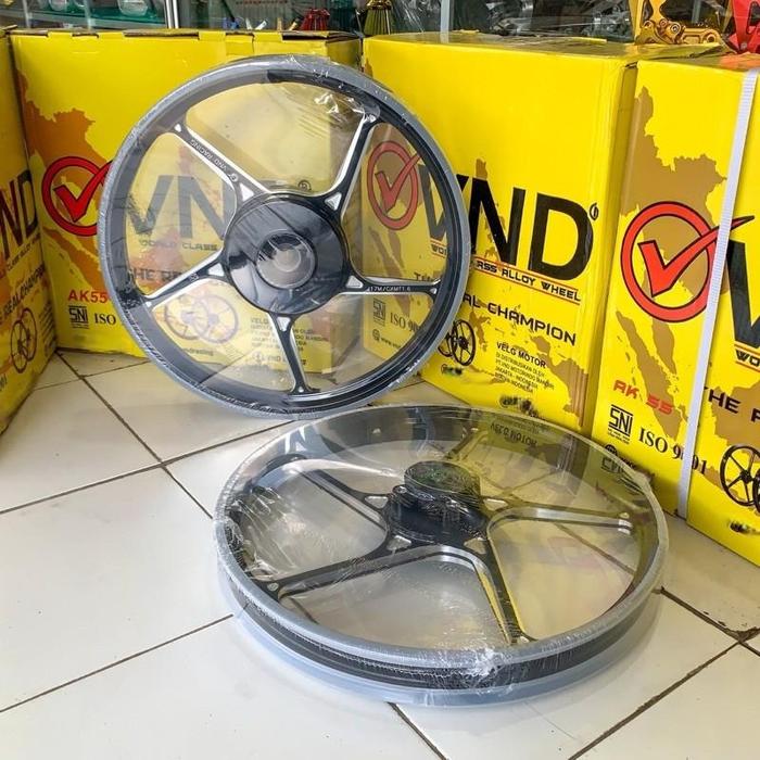 Gambar VELG VND AK55 AK 55 RING R 17 R17 ORIGINAL BEAT SCOOPY VARIO 125 VARIO 150 VARIO125 VARIO150 ORANGE BLACK POLISH CROOM Mdl ENKEI ORIGINAL not v speed gen 1 2 x1r x1 r - BLACK, BEAT SCOOPY R17 dari serbadotcom undefined Tokopedia