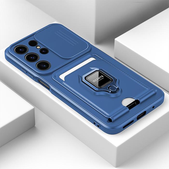 Gambar CASE FOR SAMSUNG GALAXY S25 ULTRA / S25 PLUS / S24 ULTRA / S24 PLUS STANDING CAMERA SLIDE CASE - Biru, S25 PLUS dari Ninepointnine undefined Tokopedia