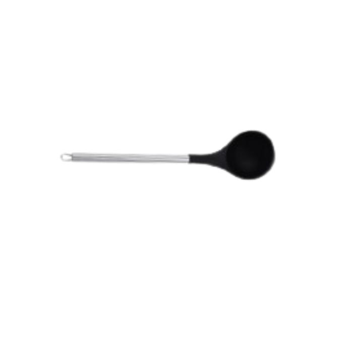 Gambar Cypruz Kitchen Utensil Spatula Silicone Black Series - Ladle dari Cypruz Kitchenware undefined Tokopedia