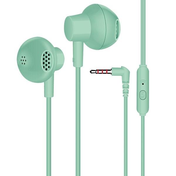 Gambar Headset Stereo Log On Reni HF-782 Wired Handsfree Earphone - Hijau dari Adamo Store undefined Tokopedia