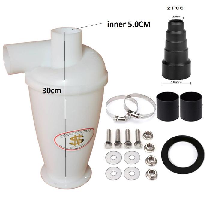 Gambar Dust Collector Industrial Extractor Woodworking Cyclone Vacuum Cleaner - Gen3White dari KRstorex undefined Tokopedia
