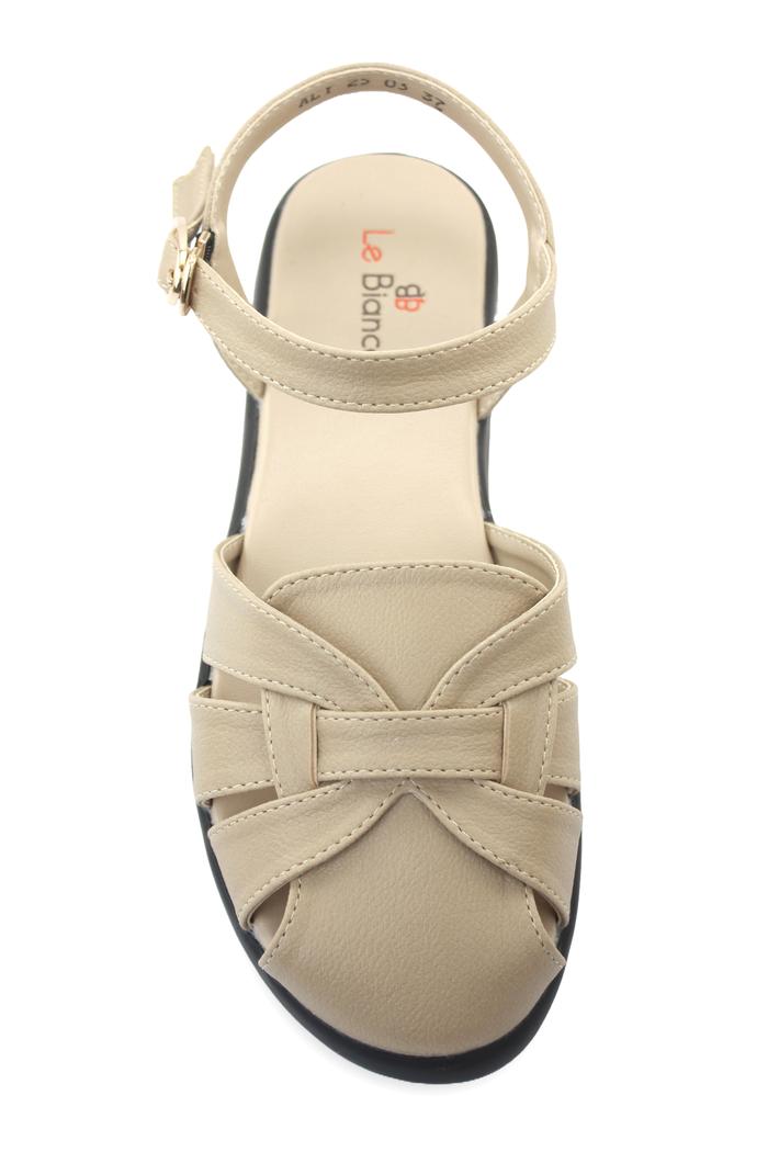 Gambar Le Bianca ALY 25-03 Sepatu Sendal Wanita Wedges Bustong - KHAKI, 39 dari LEBIANCAOFFICIAL undefined Tokopedia