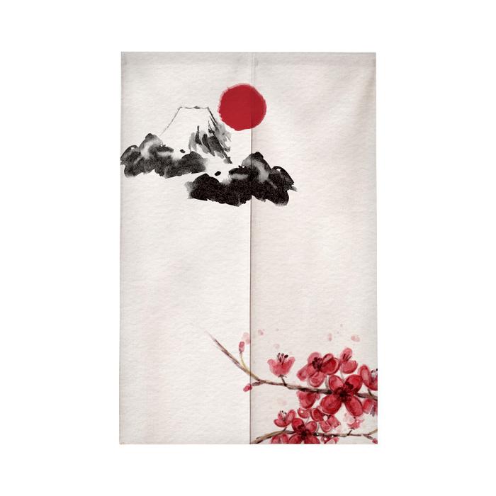 Gambar Kain Tirai Pintu / Door Curtain Jepang (Motif Jepang) - Japan L dari eskado.store undefined Tokopedia