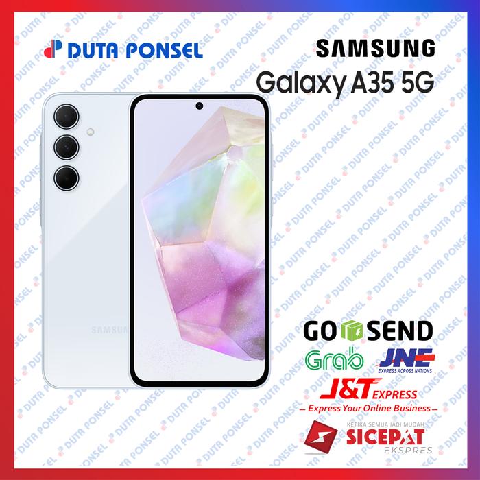 Gambar Samsung Galaxy A35 5G 8/256 GB Garansi Resmi SEIN - IceBlue dari Duta Ponsel Pekanbaru_NEW undefined Tokopedia