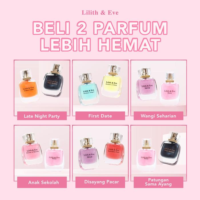 Gambar Lilith and Eve Bundle 2in1 All Varian Eau De Parfum (EDP) dari Lilith and Eve undefined Tokopedia