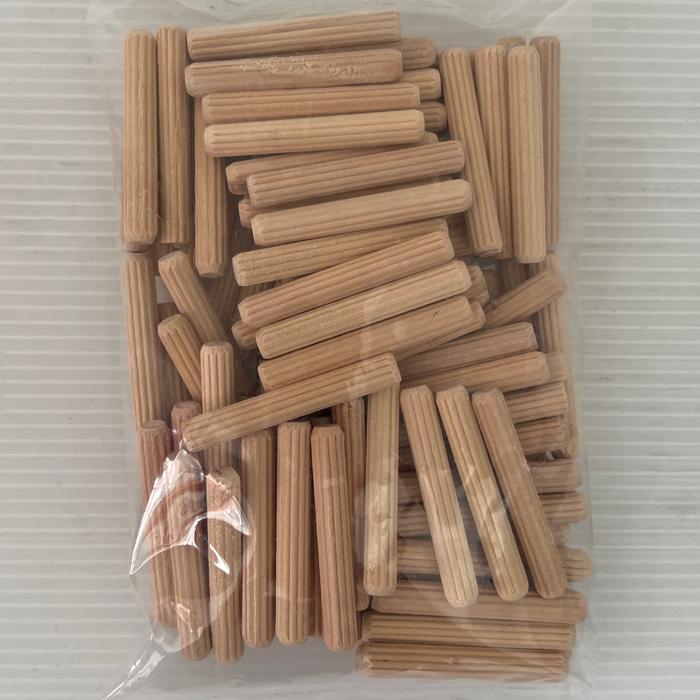 Gambar DOWEL KAYU PENYAMBUNG PAPAN / PAKU KAYU / PEN PENGGABUNG KAYU - 6 X 40MM dari RUMAH TEKNIK DAN PERKAKAS undefined Tokopedia