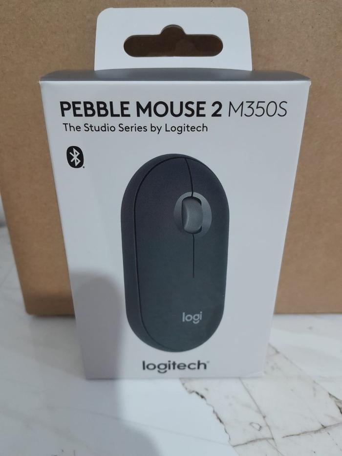 Gambar Mouse Wireless Bluetooth Logitech Pebble M350, M350S Graphite Free Exclusive bahan Plastik - M350S HITAM dari Cemara Mas Indah undefined Tokopedia