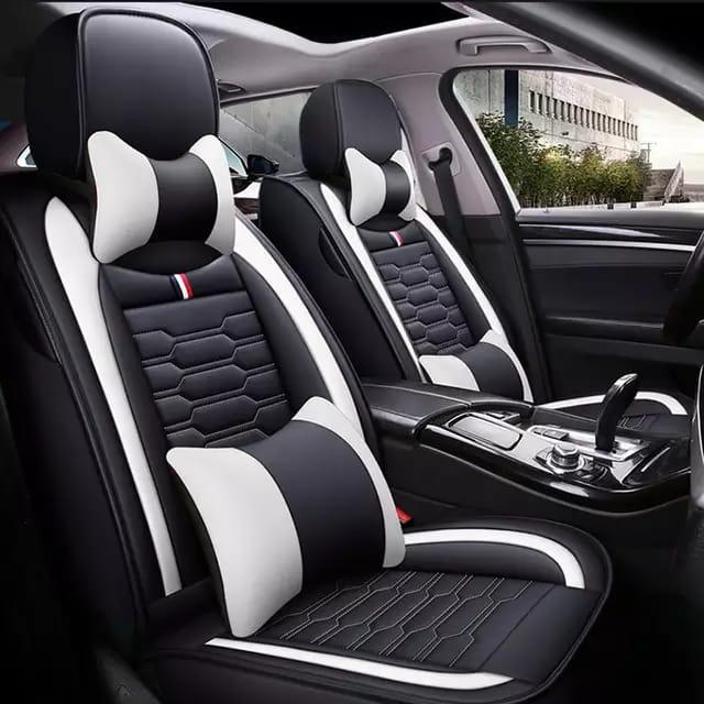 Gambar Sarung jok mobil innova v captain seat 2005-2015 full set 3 baris onyx - Putih dari Rxvariasi undefined Tokopedia