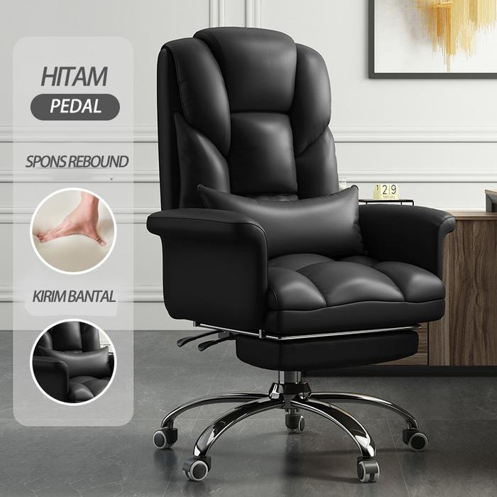 Gambar kursi komputer kursi Ergonomic kursi kantor kursi eksekutif kursi - K1 Hitam dari Fast&Growp1 undefined Tokopedia
