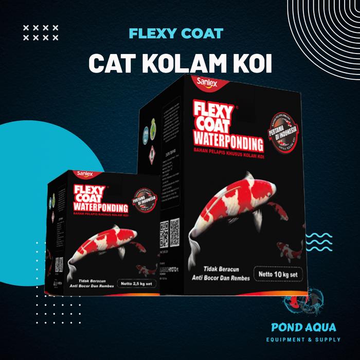 Gambar Cat Khusus Kolam Koi Anti Bocor Special Coating For Koi Pond 2.5 KG - Biru dari Pond Aqua undefined Tokopedia