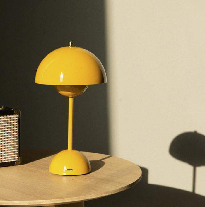 Gambar High Flowerpot Table Lamp Verner Panton Table Lamp Mushroom Lamp - Yellow dari DRESSTOKILL TOKOPEDIA undefined Tokopedia