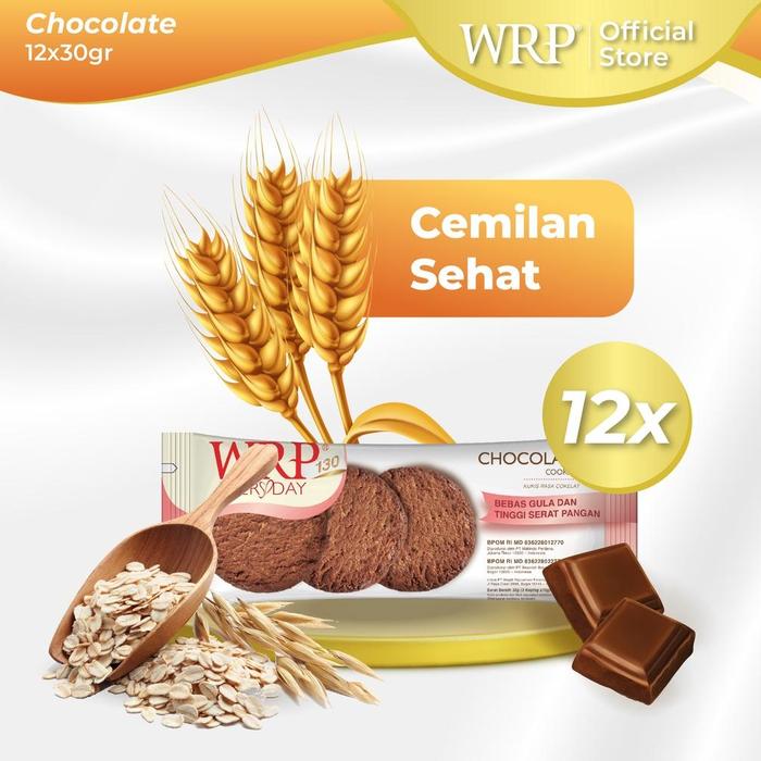 Gambar WRP Chocolate Cookies 30g (Bundle 12) - Camilan Diet dari Dapur creami undefined Tokopedia