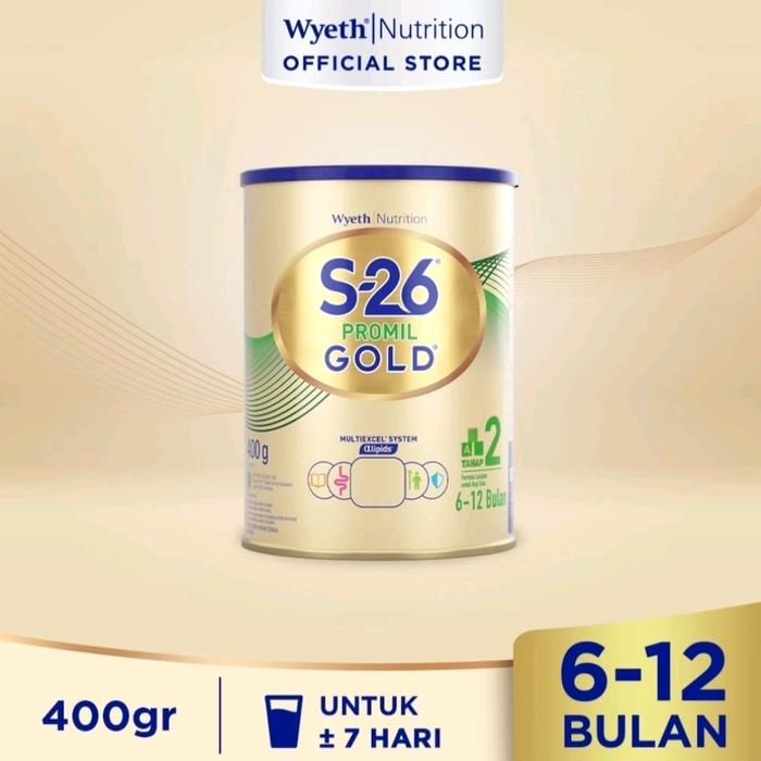 Gambar SUSU BAYI S-26 PROMIL GOLD TAHAP 2 CAN 400GR - MANADO dari Melbi Manado undefined Tokopedia