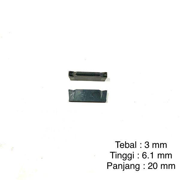 Gambar Insert potong DGN 3 mm.kondisi 90 persen.bekas mulus kinyis kinyis. dari Warokateknik undefined Tokopedia
