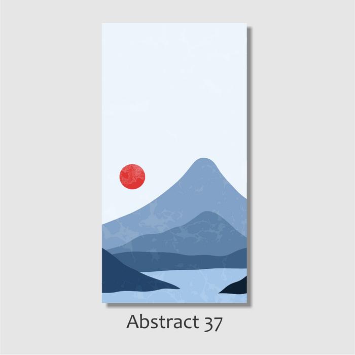 Gambar Hiasan Dinding Kamar Aesthetic Walldecor Ruang Tamu Abstract 075 - Abstract 37, 10 x 20 cm dari Silabuse undefined Tokopedia