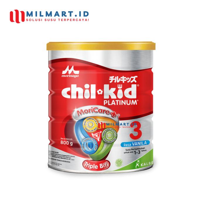Gambar CHILKID PLATINUM KALENG 800 G RASA VANILA/MADU CHIL KID SUSU 1-3 THN - Vanila dari milmart.id undefined Tokopedia