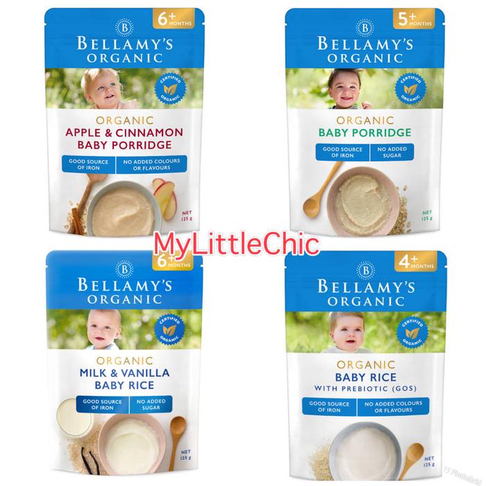 Baby Porridge Bellamy Baby Food Rice Cereal Bellamy's Organic