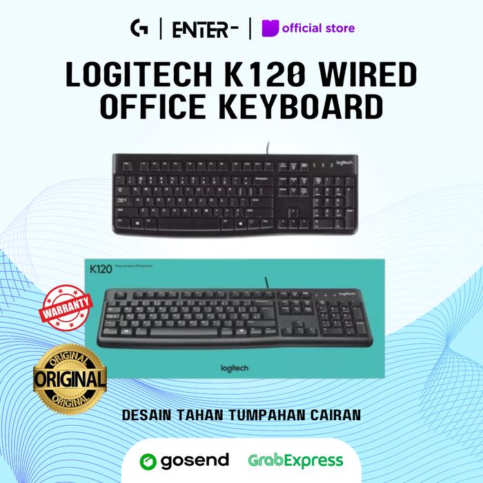 Gambar keyboard logitech k120 original garansi resmi dari enter- undefined Tokopedia