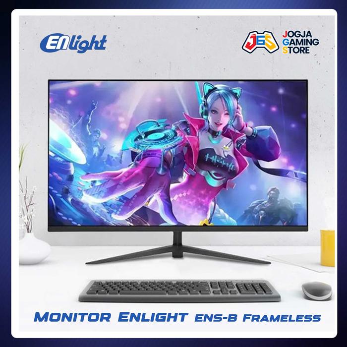 Gambar Monitor Enlight 22ENS-B | 24 ENS-B Frameless LCD 22 24 Inch 22" 24" dari Jogja Gaming Store undefined Tokopedia