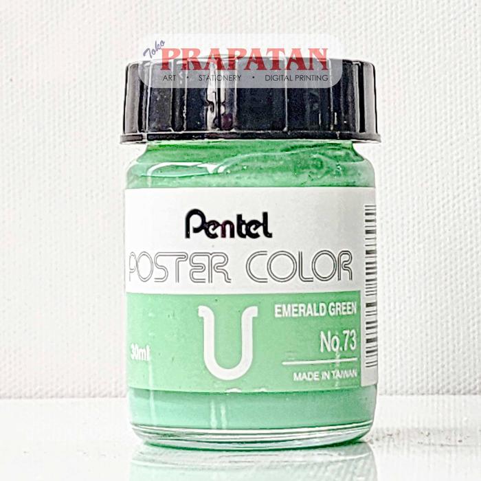 Gambar Pentel Poster Color 30ml PART 2 | Cat Poster - Emerald Green dari Toko Prapatan_NEW undefined Tokopedia