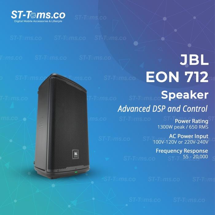 Gambar JBL EON712 / EON 712 12-inch Powered PA Speaker with Bluetooth - 1Pcs dari ST-Toms.co undefined Tokopedia