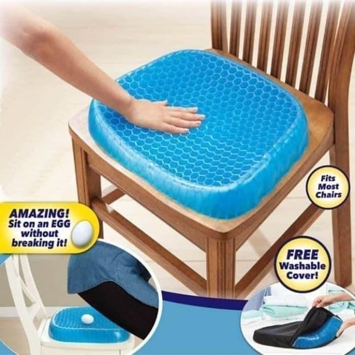 SEAT MATE BANTAL ALAS DUDUK SILIKON GEL PREMIUM EGG SITTER SARUNG di  Jojoho Tokopedia