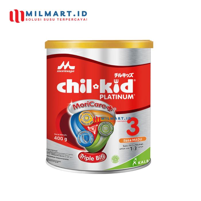 Gambar MORINAGA CHILKID PLATINUM 400 G MADU/VANILA CHIL KID SUSU ANAK 1-3 THN - MADU dari milmart.id undefined Tokopedia