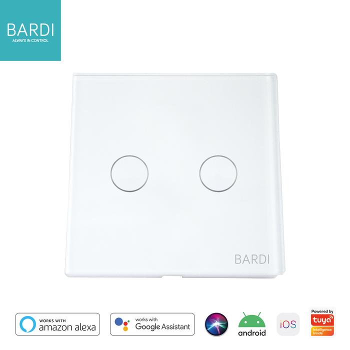 Gambar BARDI Smart Wall Switch EU 1-3 Gang / Saklar Lampu - Wifi, Touch - EU 2 - Putih dari PT SINERGI BAJA PERKASA undefined Tokopedia