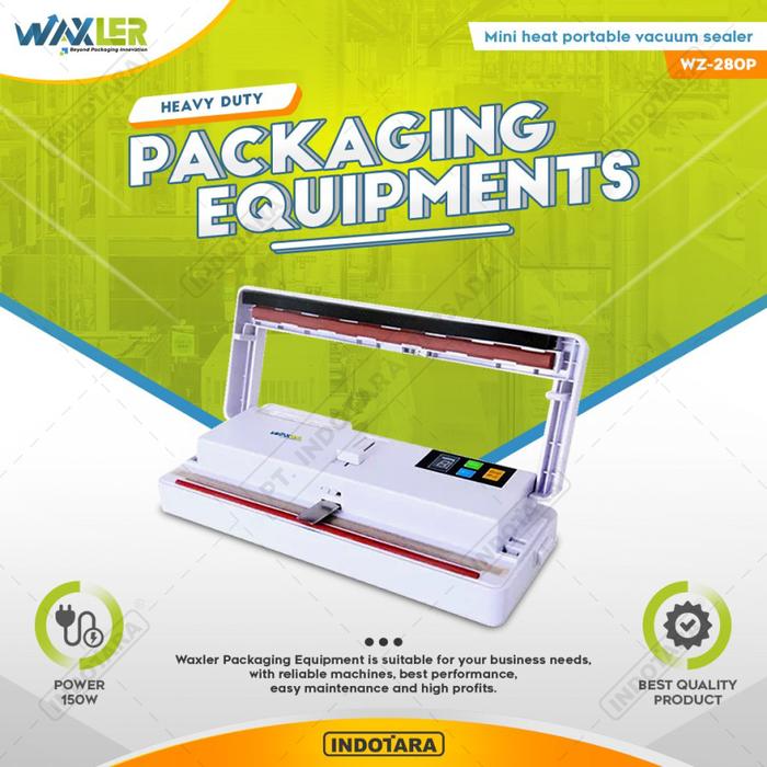 Gambar Mesin Mini Heat Portable Vacuum Sealer Waxler - WZ 280P dari PT. Indotara Persada undefined Tokopedia