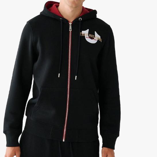 Gambar True Religion Zip Up Hoodie Men Sweater Hoodie Pria Original Nissajaya - BLACK, S dari NISSA JAYA BARU undefined Tokopedia