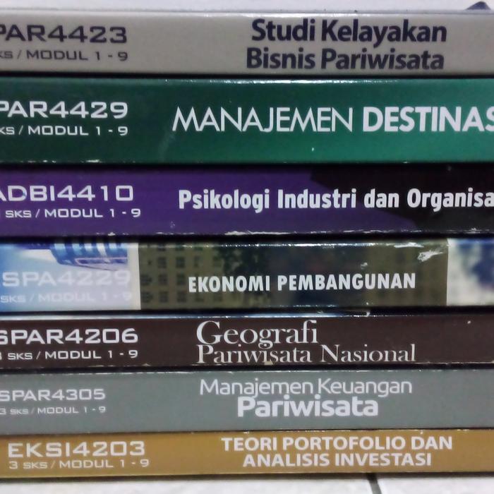 Gambar Buku Modul UT Penerbit Universitas Terbuka dari Omah Camping Qurrota undefined Tokopedia