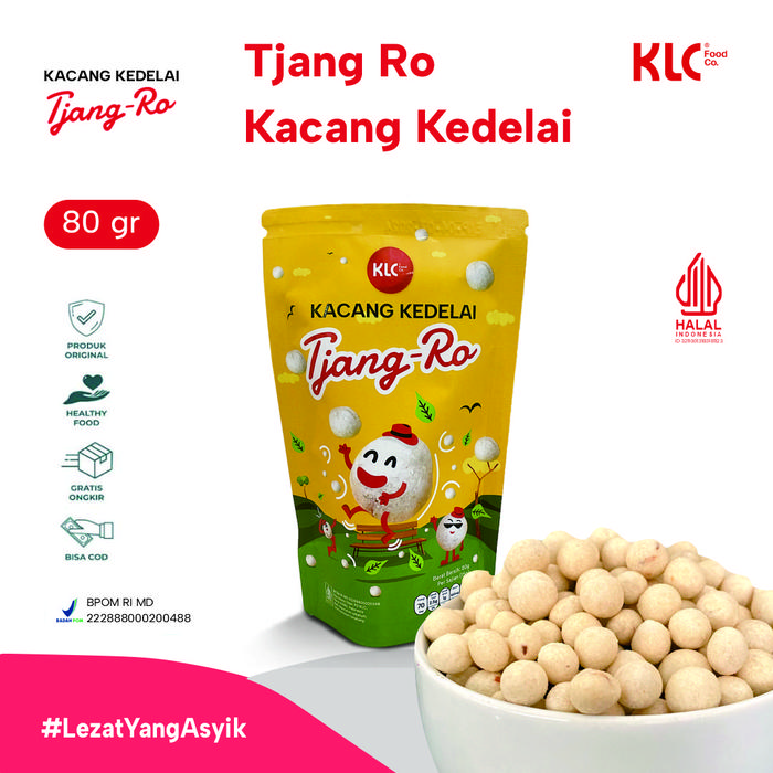 Gambar Sukro Kacang Kedelai 80gr Tjang-Ro KLC Snack / Makanan Ringan Murah dari KLC Food Co._NEW undefined Tokopedia